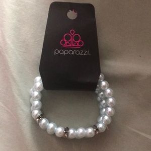 Blue pearl bracelet